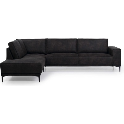 Scandic Тъмносив ъглов диван от изкуствена кожа (ляв ъгъл) Copenhagen - Scandic (14510SN 29 ANTRAZITE)