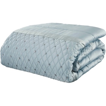 Image 1 of Catherine Lansfield Синьо покривало за легло от микросатен 240x260 cm Sequin Cluster - Catherine Lansfield (BD/47366/W/24026/DE)