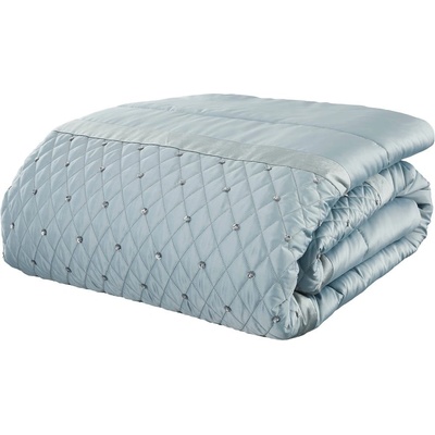 Catherine Lansfield Синьо покривало за легло от микросатен 240x260 cm Sequin Cluster - Catherine Lansfield (BD/47366/W/24026/DE)