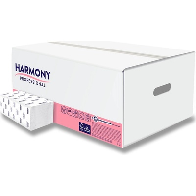 Harmony Professional ZZ dvouvrstvé bílé celulóza 3140 ks