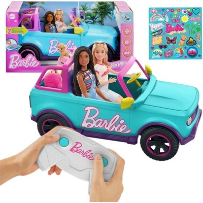 Hot Wheels R/C Barbie SUV Dálkově ovládané vozidlo Mattel HTP53 Jeep 1:12