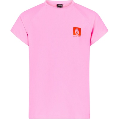 Protest Детска плажна тениска от ликра Protest Kid's PRTSherrys Surf T-Shirt Lycra - Cheeky Pink - размер 116 (EU) (750-2891-0112)