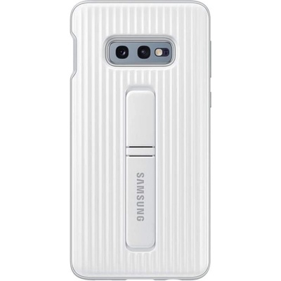 Samsung Protective Stand Cover EF-RG970CW - оригинален хибриден кейс за Samsung Galaxy S10E (бял)