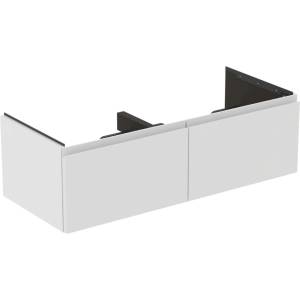 Ideal Standard Finesse - Шкафче за умивалник, 120x51x37 см, 2 чекмеджета, матово бяло E3398Y1 (E3398Y1)