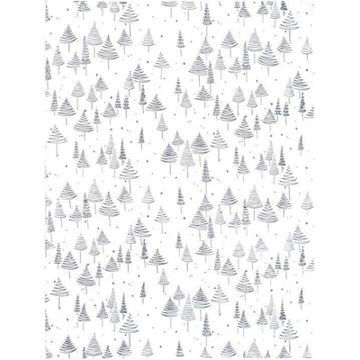 SCANquilt DEKORO stromečky 50 x 70 cm bílošedá