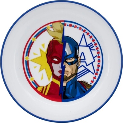 STOR Dětská miska Avengers plastová premium 14 cm