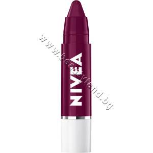Nivea Балсам за устни Nivea Lipstick Black Cherry, p/n NI-85141 - Цветен балсам за устни Черна Череша (NI-85141)