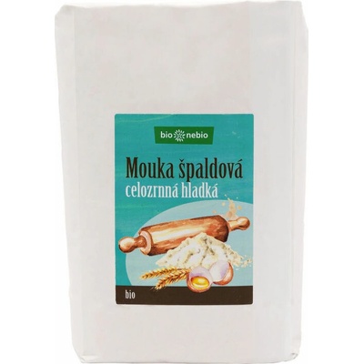 BIO NEBIO Špaldová múka celozrnná hladká BIO 1 kg
