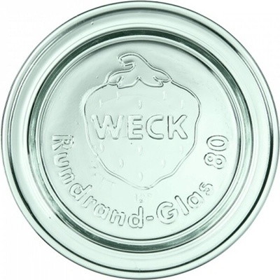 Víčko skleněné Weck 80 mm, 6 ks