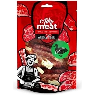COBBYS PET AIKO Meat tyčinka z byvolej kože s kačacím mäsom 200 g