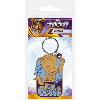 Prívesok na kľúče gumová Strážci Galaxie Groot