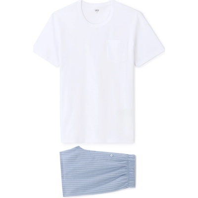 Celio Pyjamas Mipystripy Men's biela svetlomodrá