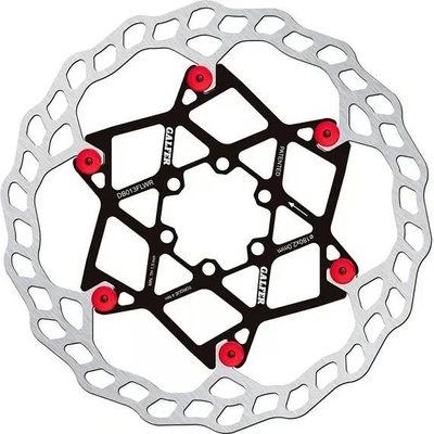 Galfer brzdový kotouč WAVE floating 180x2,0mm (červený) - 6 děr