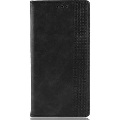 GKK Калъф от Естествена Кожа за Huawei P30 Lite, Retro Leather Wallet Case, Черен (5901017121251)