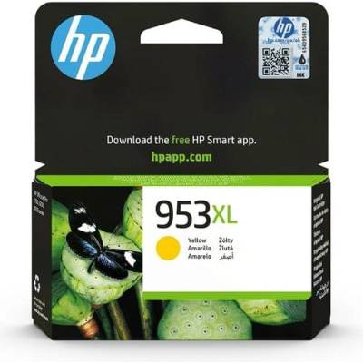 HP Оригинален патрон HP F6U18AE, 953XL, 1600 страници/5%, Yellow (3015102218)