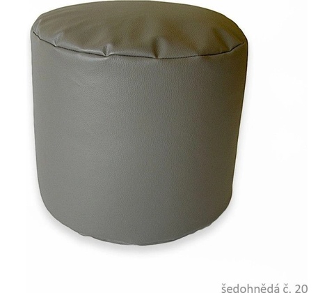 MUDOK Taburet XL šedohnědá