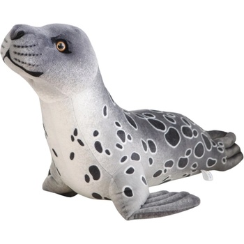 LEAN Toys Плюшена играчка Lean Toys - Тюлен, 37 cm, сив (22467)