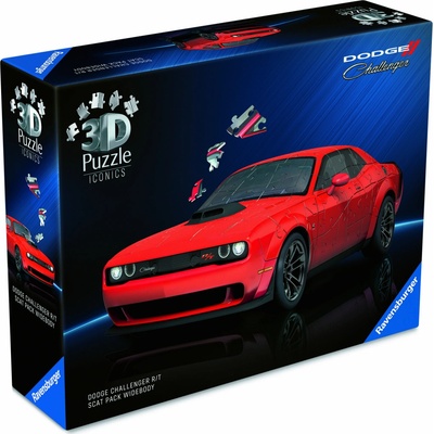 Ravensburger 3D puzzle Dodge Challenger R/T Scat Pack Widebody 108 ks – Zboží Dáma