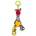 Balibazoo Zoya zebra pendant with music box
