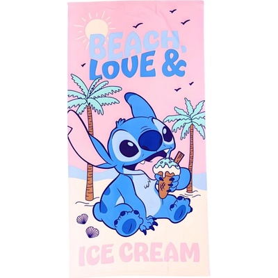 Minecraft osuška Disney Stitch Ice Cream 70 x 70 cm