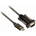 ActiveJet Конвертор ACT AC6002, USB-C мъжко - RS232 мъжко, 9 pin, 1.5 м, Черен, EWENT-ACT-AC6002