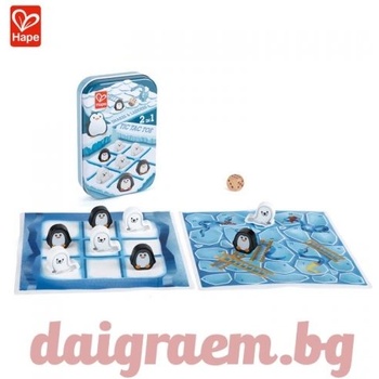Image 1 of Hape Занимателна настолна игра 2 в 1 Морски шах и Змии и стълби hape 0478 (h0478)