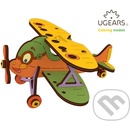 Ugears 3D puzzle Dvouplošník 23 ks