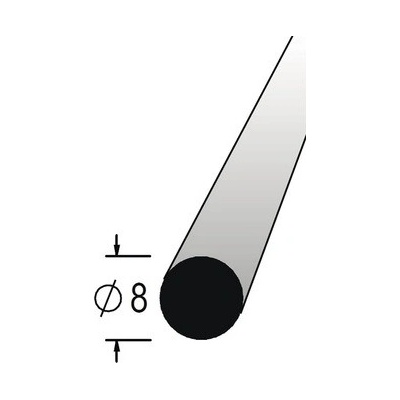 Lišta kruhová dub prům.8mm, délka 90cm