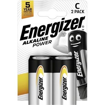 Energizer alkaline power дълготрайна батерия c, алкална, 2 бр. /пакет (e302306900)