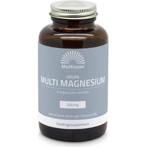 Mattisson Healthstyle Vegan Multi Magnesium, 200 mg, 90 таблетки, Mattisson Healthstyle (MT2312)