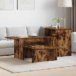 vidaXL Конзолна маса Димян дъб 91, 5 x 35 x 38, 5 см Инженерна дървесина (891164)