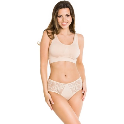 MEDIOLANO Микрофибърни бикини в бежов цвят peŁne 2121eh-65514-beŻ - Бежов, размер s