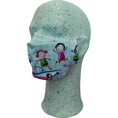 SPORTCOOL ochranné rúško na tvár kids postavičky