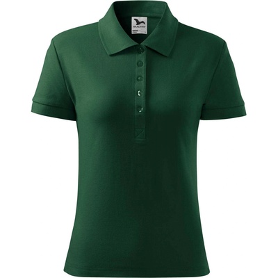 MALFINI Malfini cotton 213 / Дамска поло тениска - тъмнозелена xl (213d316)