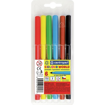 Centropen Washable 7790 6ks