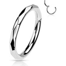 Šperky4U segment kruh helix cartilage tragus piercing titan TIT1144-1210