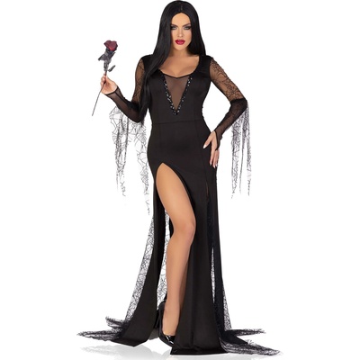 Leg Avenue Sexy Spooky Morticia 87182 Black XL
