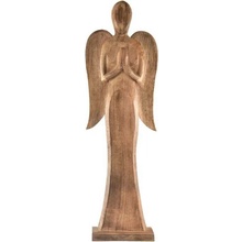 INDECOR Anděl 23 x 7 x 78 cm, mangové dřevo INDECOR X13062