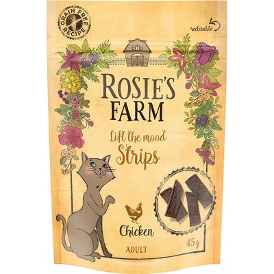 Rosie's Farm Snack Strips kuřecí 5 x 45 g