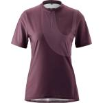 Gonso Дамска фланелка с къс ръкав за колоездене Gonso Women's Adventure Jersey Halfzip Cycling jersey - Rich Soil - размер 38 (EU) (156-2896-0213)