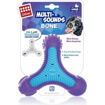 GiGwi Multi-Sounds Bone 16 x 14 cm