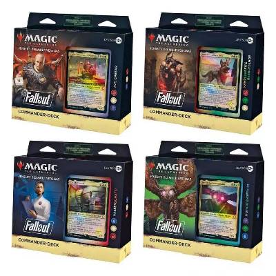 Wizards of the Coast Magic The Gathering jenseits des Multiversums: Fallout Commander Decks Display (4) Německá