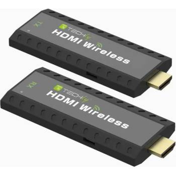 TECHLY IDATA HDMI-WL53 AV удължител AV предавател и приемник черен (365641)