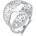 Silenti Jewelry Сребърен пръстен "Генезис" - 5 - 49мм (15.6мм диам. )