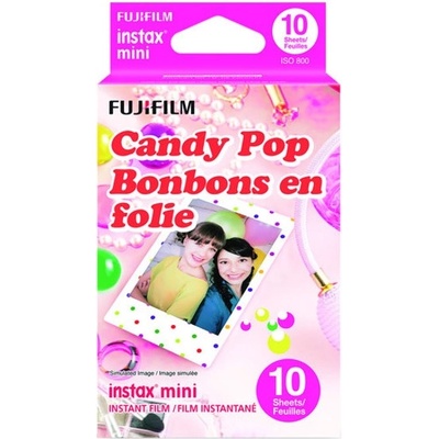 Fujifilm Фотохартия Fujifilm Candypop Instant Film, за Fujifilm Instax Mini, 800 ISO, 10 листа