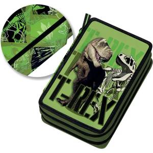  Ученически несесер със съдържание и две отделения T-Rex