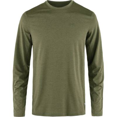 Fjällräven Мъжка спортна тениска Fjällräven Abisko Day Hike L/S Longsleeve - Green (216-6069-0413)