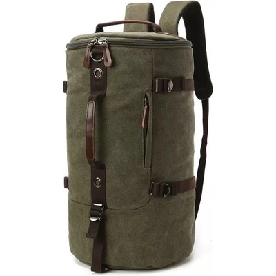 Canvasio Plátená retro multifunkčná taška VS Morón Zelený 39 l