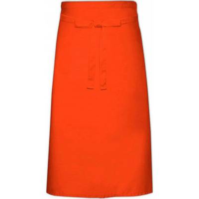 Link Kitchen Wear Kuchařská zástěra ke kolenům 70 x 140 cm Oranžová, 70 x 140 cm X70140