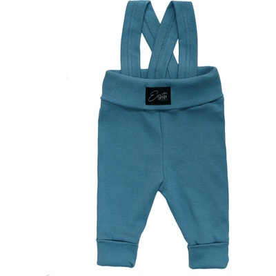Esito Rostoucí žebrované kalhoty s laclem Denim blue modrá